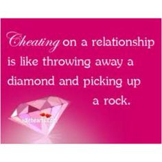 Once a cheater, always a cheater...haa so true & he sure left a ...