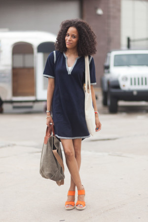 This is what classic Summer style looks like – an easy t-shirt dress ...