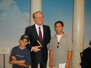 The wax statues were all out in the open. Unlike the museum in London ...