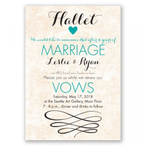 christian wedding vow renewal invitations