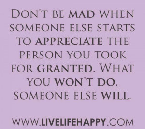 Don't get mad when...