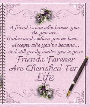 Cherished friendship