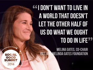 Melinda Gates, Co-Chair, Bill and Melinda Gates Foundation