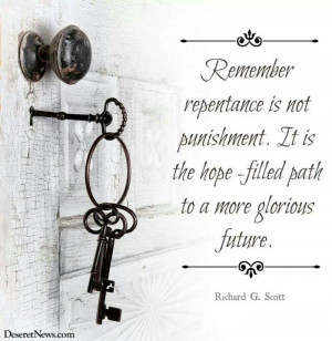 Repentance is the hope-filled path