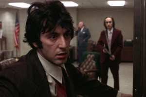 Al Pacino dans le film de 1975 Dog Day Afternoon .