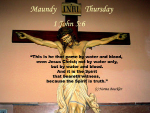 Maundy Thursday and Good Friday Art - by Norma Boeckler