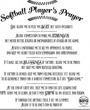 NEW**Softball Players Prayer | softball shirts