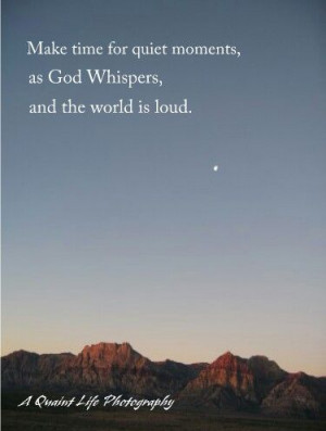 God Whispers #god