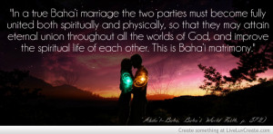 Bahai Marriage Quote