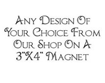 ... shop!!! 3x4 Magnet with saying - graphic design magnet - quote magnet