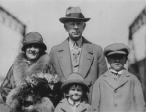 Jesse Livermore and wife Dorothy and sons Paul and Jesse Livermore Jr