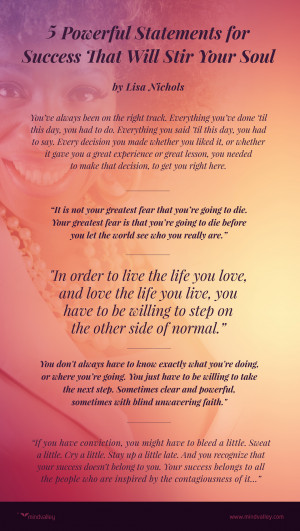 Powerful Statements for Success That Will Stir Your Soul