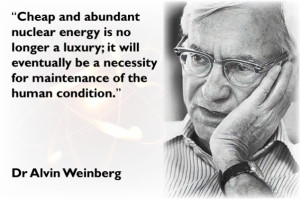 Learn more about the life and vision of Alvin Weinberg