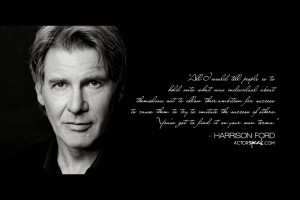 Harrison Ford quote