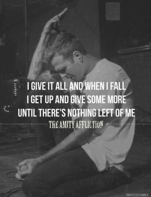 The amity affliction- give it all