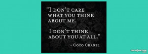 Coco Chanel Quotes Facebook Cover Portal