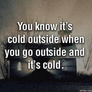 Its Cold Quotes Pictures