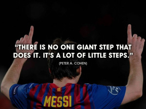 ... lot of little steps.