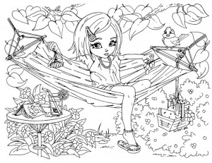 Cool Coloring Pages For Teenage Girls