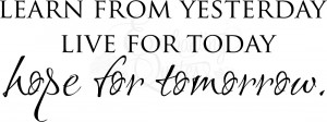 hope for tomorrow vinyl wall decals item hope14 $ 17 95 size 8in x ...
