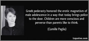 Greek pederasty honored the erotic magnetism of male adolescence in a ...