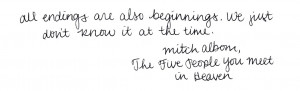 ... mitch albom #quote #the five people you meet in heaven #inspirational