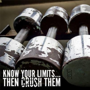 know your limits quote know your limits then crush them