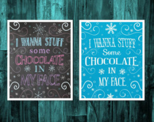 Frozen Wall Art, Frozen party decor , Frozen birthday, I wanna stuff ...