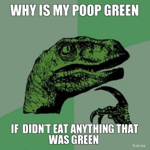 ... Me_Why is My Poop Green, if Didn’t Eat Anything That Was Green