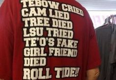 Funny Alabama Crimson Tide | This Alabama Football T-Shirt Gives No ...
