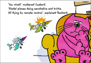 roobarb and custard too colouring pages
