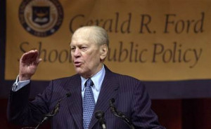 Gerald Ford hospitalized