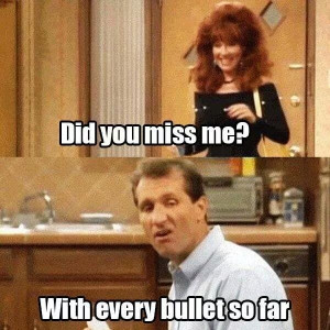 Married... with Children. Al Bundy's GOAT insults.