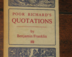 Popular items for poor richard's