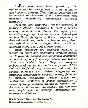 Nikola Tesla Quotes Frequency