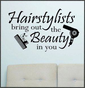 ... vinyl wall lettering quotes hairstylists bring out beauty $ 13 00 via