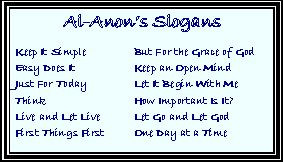 Al-Anon Slogans and Sayings