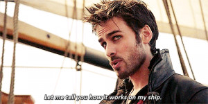... killian jones, pirate, once upon a time, handsome, captain hook, hot