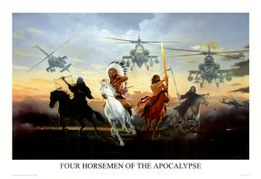 the Four Horsemen of the Apocalypse Art and posters