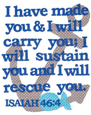 Nautical Bible Verse Nursery art prints baby decor kids wall art ...