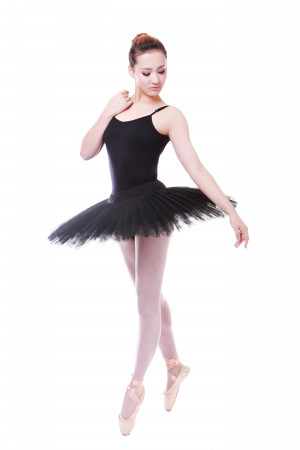 D005835, Dttrol Professional six-layers sexy Black/White Ballet Tutu ...