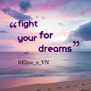 fight for your dreams quotes from elise van nylen published at 07 ...