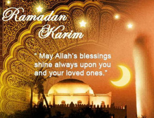 May Allah’s blessing Ramadan krim quotes