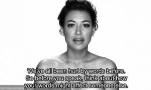quotes #humanity #bullying #santana lopez #naya rivera #anti-bullying