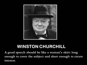 Quotes About Public Speaking – Winston Churchill