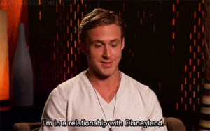 in a relationship with Disneyland