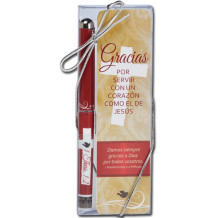 Serving with a Heart like Jesus Pen & Bookmark Gift Set (SPANISH)