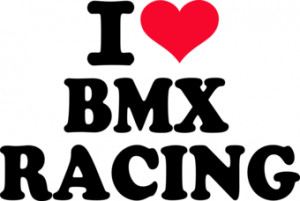 love bmx racingdiseño impreso un camisetas de alta calidad