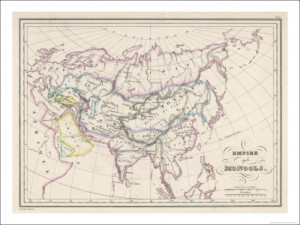 The Mongol Empire at Its Greatest Extent