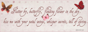 Flutter By Butterfly Facebook Cover